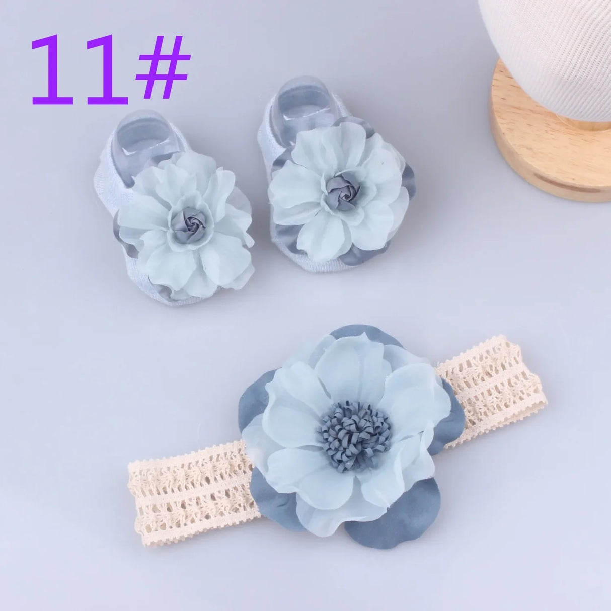 1 Set Cute Gift Bow Flowers Baby Girls Headband Socks Cartoon Animal Bow Newborn Girls Hair Band Kids Headwear Hair Accessories