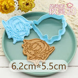 Genshin Impact Neuvillette Cake Tool Animal Cookie Cutter Christmas Cutters Biscuit Stamp Fondant Mould Baking Sugarcraft Molds