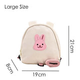 Korean Kids Backpack Round Kawaii Children's Handbags for Girl Kindergarten Boy Schoolbag Cartoon Bear Bunny Toddler Bag