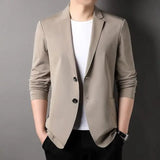 Men's 2023 New Ice silk Lightweight Spring And Summer Thin Men's Blazer Casual Men's Suit Jacket