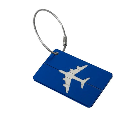 Suitcase Address Label Holder Fashion Metal Luggage Tags Baggage Name Tags Aluminium Alloy Luggage Tag Travel Accessories