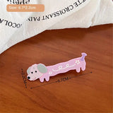 1~5PCS Side Clip Eye-catching Wild Popular Lovely Fashionable Unique Puppy-shaped Hairpin Little Girl Hair Accessories Hairpin