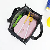 Portable Lunch Bags Unisex Thermal Cooler Food Tote Food Storage Box Office Lunch Handbags Supplies