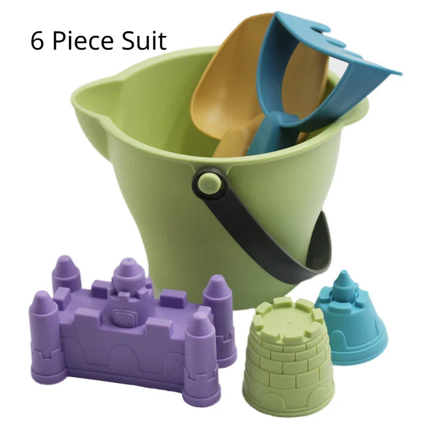 Sand Digging Bucket Sets Children Sand Scoop Summer Toy Beach Toys Sand Box for Kids Outdoor Baby Educational Interactive Gift