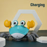 Dancing Crab Escape Crabs Baby Crawling Crab Musical Dancing Moving Toy Run Away Toy for Babies Crawling Interactive Toys