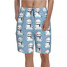 Mondrian Line Board Shorts Colorful Plaid Board Short Pants Hot Men Comfortable Print Swim Trunks Big Size