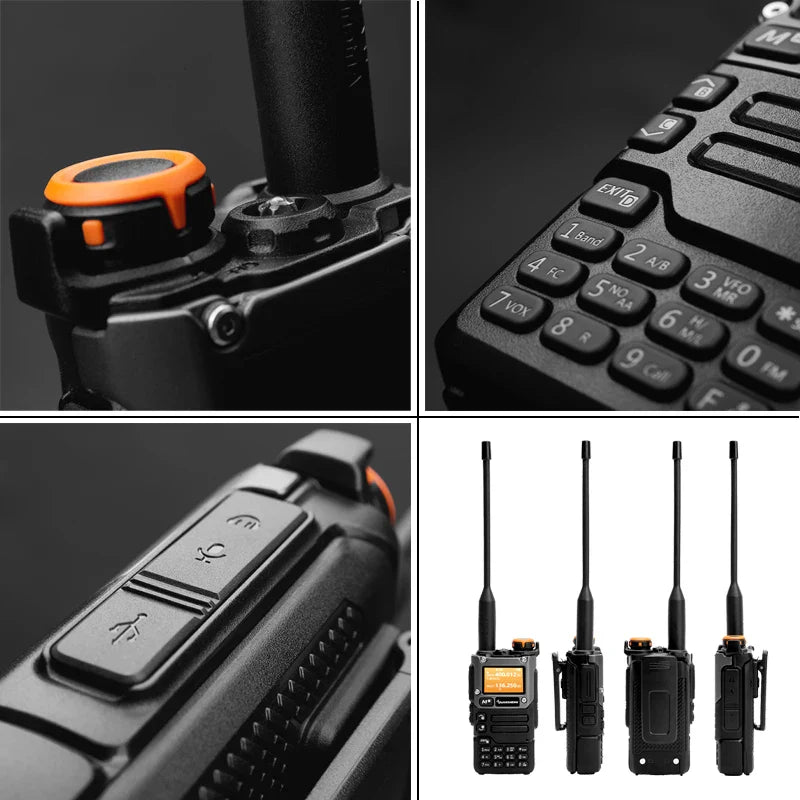 Quansheng Receiver UV K5 (8) Walkie Talkie Portable Am Fm Two Way Radio Commutator Station Amateur Ham Wireless Set Long Range