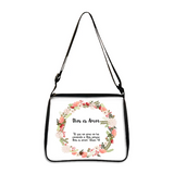 Christian Gift Bible Verse in Spanish Crossbody Bag Con Dios Todo Es Posible Messenger Bags Shoulder Bag Casual Handbag