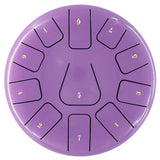 8 Inch Steel Tongue Drum 11 Note Ethereal Drums Children Tambourine Meditation Yoga Handpan Drum Percussion Instruments Gift