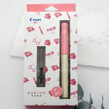 Kawaii Original Pilot KAKUNO Fountain Pen Ink Pen Cute Smiley Face Stationery School Supplies Office for 2020 Best Gift FKA-1SR