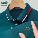 2023 High quality men's spring and summer new  polo shirt top, business leisure sports short-sleeved T-shirt s-5xl