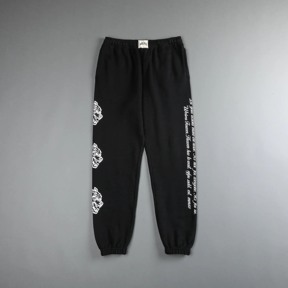 DARC Wolves Joggers Street Pants Casual Warm Oversize Baggy Joggers US Oversize