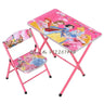 Kindergarten pupils children foldable learning tables and chairs set, writing desk and dining table can be raised and lowered