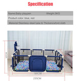 IMBABY Baby Playpens Indoor Baby Playground Safety Barriers Playpen for Children Large Children's Park Balls Basketball Fence