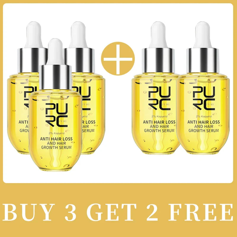 Fast Hair Growth for Men Women Ginger Grow Hair Oil Care Anti Hair Loss Scalp Treatment Serum Products Beauty Health 2023