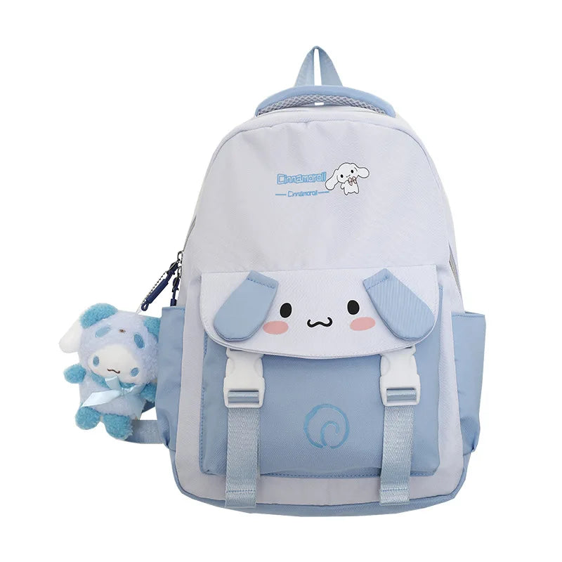 New Sanrio Bag Cartoon Kuromi Cinnamoroll My Melody Student Backpack Sanrio Leisure High capacity School Bag Birthday Gifts