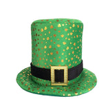 1Pcs Saint St Patricks Day Green Hat Lucky Costume Accessories Celebration Carnival Props Irish Fun Party Hat Dropshipping