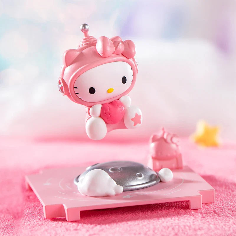 Moetch Hello Kitty Mystery Figurine Blind Box Sanrio Toy Anime Figures Kawaii Cute Fantasy Journey Birthday Gift  Girls Toy