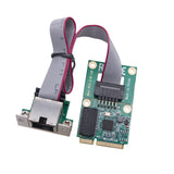 M.2 Gigabit Lan Adapter 2.5G/1000/100Mbps M2 RJ45 Network Adapter RTL8125BG Chip PCIE Bus Network Card Mini PCIE