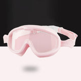 Teenagers Kids Childrens Boys Girls Swim Glasses HD Transparent Anti-fog Large Frame Swimming Goggles Swim Eyewear