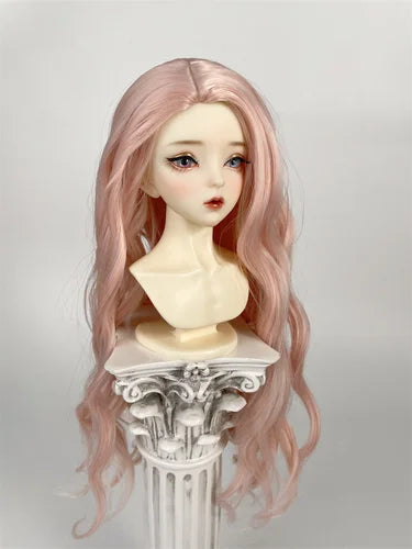Sd/bjd Wig 1/3 1/4 1/6 High Temperature Silk Split Scalp Style Big Wave Various Colors In Stock