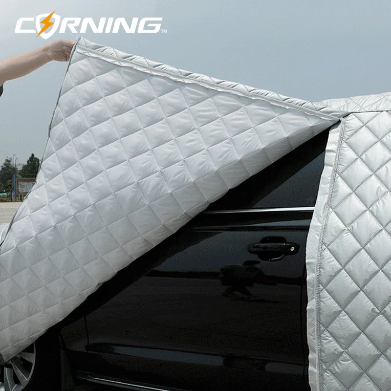 Winter Car Cover Outdoor Cotton Thickened Awning For Car Anti Hail Protection Snow Covers Sunshade Waterproof Dustproof for SUV