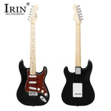 IRIN 39 Inch Electric Guitar 22 Frets Basswood Body Professional ST Electric Guitar Set with Case Guitar Accessory for Practice