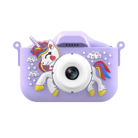 Children's Camera Unicorn Cartoon Digital Camera Animal Toy Take Pictures And Videos Play Games 48MP Children Mini Camera Gift