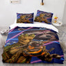 Guardians of The Galaxy Rocket Racoon 3d Bedding Set Treeman Groot Quilt Duvet Cover Set Twin Full Queen King Bedclothes