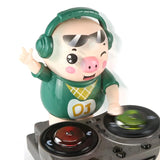 Dances DJ Rock Robot Pig baby Toys Electric Light Music Fun Electronic Pig Waddles Musical Toy For Christmas Thanksgiving Gift