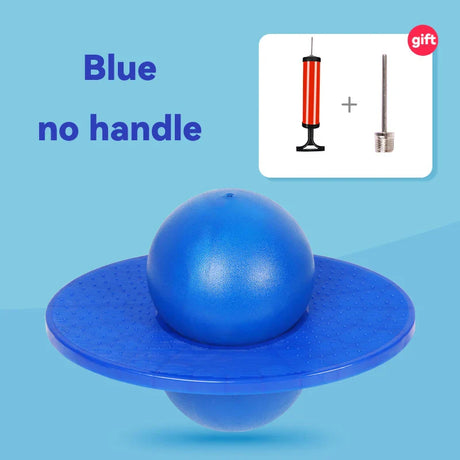 Sports Outdoor Games Toys Children Bouncing Ball with Handle and Pump Balance Platform Bouncy Jump Pogo Ball for Kids Playground