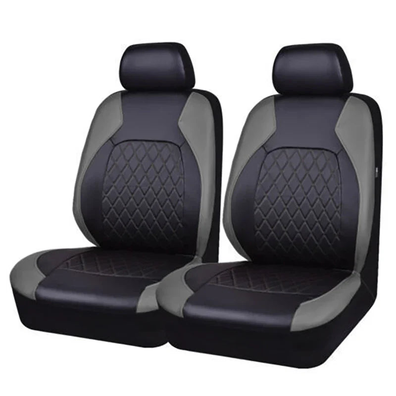 PU Leather Luxury Quality Four Seasons Universal Full Car Seat Covers Airbag Compatible Waterproof Interior Accessories