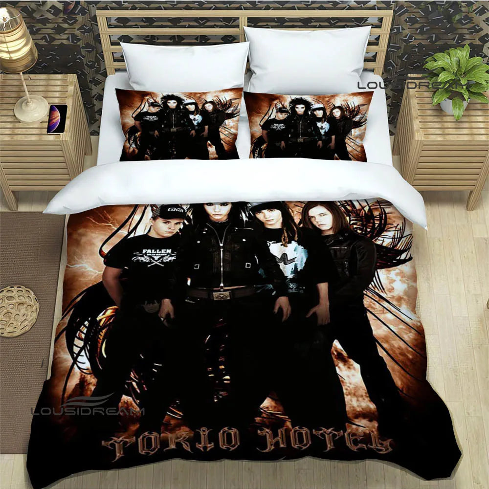 Tokio Hotel band printed Bedding Sets exquisite bed supplies set duvet cover bed comforter set bedding set luxury birthday gift