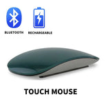 Bluetooth Wireless Mouse Arc Touch Magic Mice Ergonomic Ultra Thin Rechargeable Mouse Optical 1600 DPI Mause For Apple Macbook