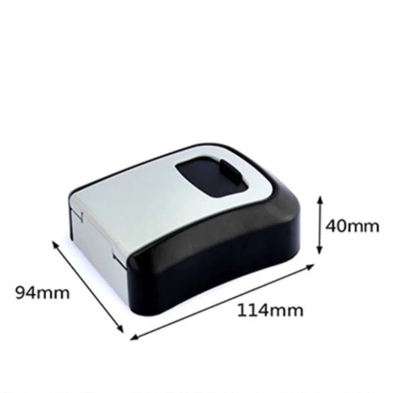 Mini Key Box Password Lock Door Cat Eye Metal Outdoor Wall Mounted Anti-theft Key Lock Box Home Office Indoor Security