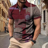 mens polo shirt new striped business polo shirt summer short sleeve tops peplum trend mens polo shirt oversized clothing