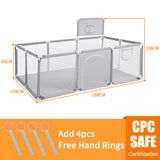 PANGDUBE Baby Playpen Kids Playground for Babies Fence for Children Ball Pit Pool Baby Playground Baby Safety Fence