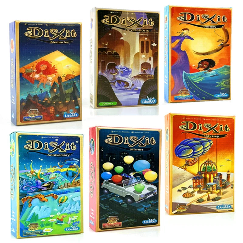 Board Game Dixit Stella English Edition Expansion Strategic Family Gathering Camping Party Friend Playing Cards Collection Toys