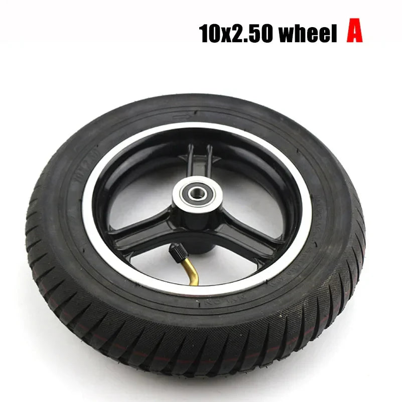 10 Inch 10x2.50 10x2 Wheels 10*2.50 Inner Outer Tyre Explosion-proof Tire with Alloy Rim for SPEEDWAY Electric Scooter Parts