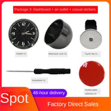 1~10PCS Car Electronic Clock Luminous Automobiles Mini Digital Watch Quartz Time Clocks Auto Ornaments for Car Accessories