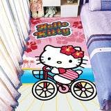 Keeppley Kitty Animation Derivatives Crystal Velvet Mat Home Floor Decoration Living Room Anti-Skid Carpets