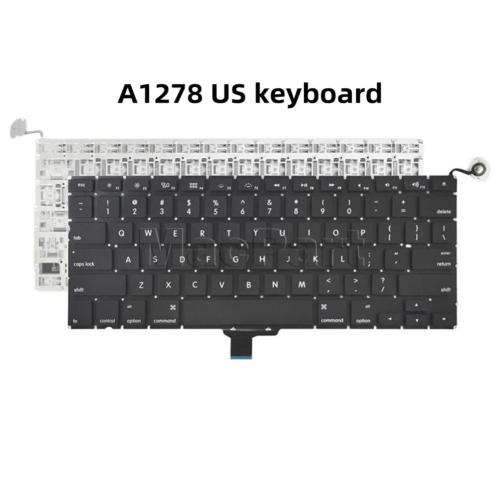 New Laptop US keyboard For Macbook Pro A1502 A1297 A1278 A1398 A1425 A1286 A1466 A1369 A1370 A1465 Keyboard Replacement