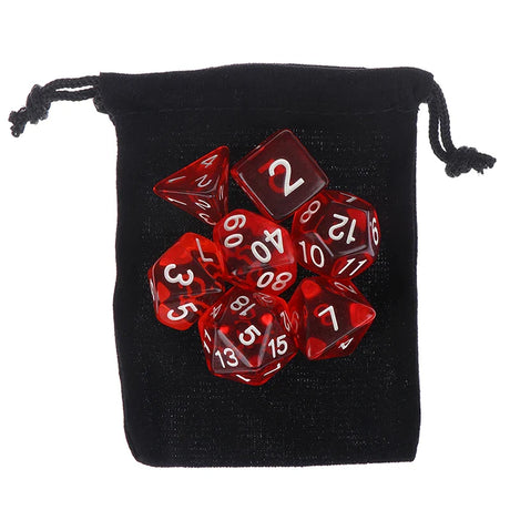 DND Dice Tray Dice Rolling Mat With Zippered Dice Holder - Compatible With Standard DND Polyhedral Dice Game Dice