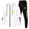 Men's Sets 2024 Spring Sportswear Fashion Casual Zipper Hoodie + Pants 2-piece Set Jogging Fitness Sports Men's Suit Clothing