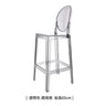 Nordic Acrylic Transparent Bar Chairs Modern Backrest Household Design Bar Chairs High Stools Muebles Household Items WZ50BC