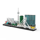 BuildMOC City Skyline Saint Petersburg Rome Washington Rotterdam Architecture Street View House  Building Blocks Kids  Toys Gift