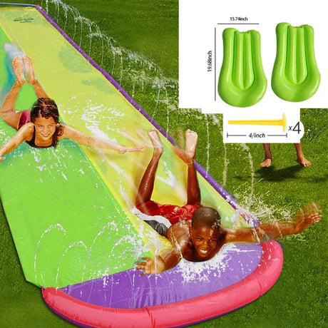 New Games Center Backyard Children Adult Toys Inflatable Water Slide Pools Children Kids Summer Gifts Backyard Outdoor Water Toy