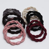 10Pcs Korean Strong Women Hair Scrunchies Girls Elastic Hair Rubber Bands Ponytail Hair Holders/Gum /Tie Accessories