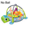 Baby 3 in 1 Fitness Frame Game Blanket Multifunctional Cartoon Play Crawling Mat Tortoise Lion Ocean Ball pool 0-18 Months Toy