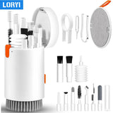 LORYI 20 IN1 Computer Keyboard Cleaning Kit Multifunctional Phone Camera Screen Cleaner With Extended Cleaning Rod For Laptop PC